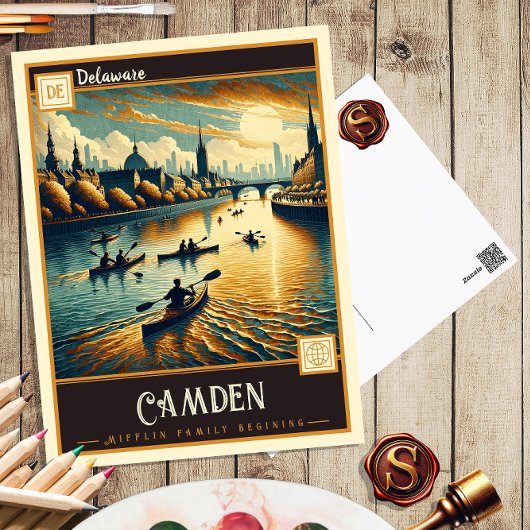 Camden, Delaware | Oude ansichtkaart Briefkaart