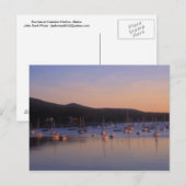 Camden Harbor Sunrise Briefkaart (Voorkant / Achterkant)