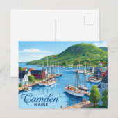 Camden Harbor VS Briefkaart (Voorkant / Achterkant)