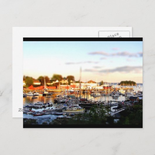 Camden Harbour-tiltshift Briefkaart (Voorkant / Achterkant)