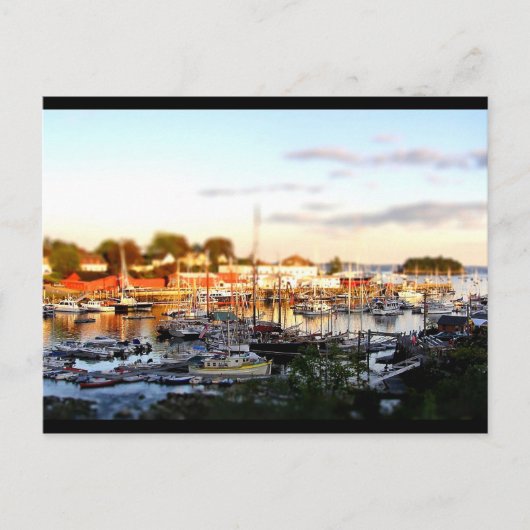 Camden Harbour-tiltshift Briefkaart (Voorkant)