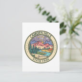 Camden Hills State Park Maine Badge Briefkaart (Staand voorkant)