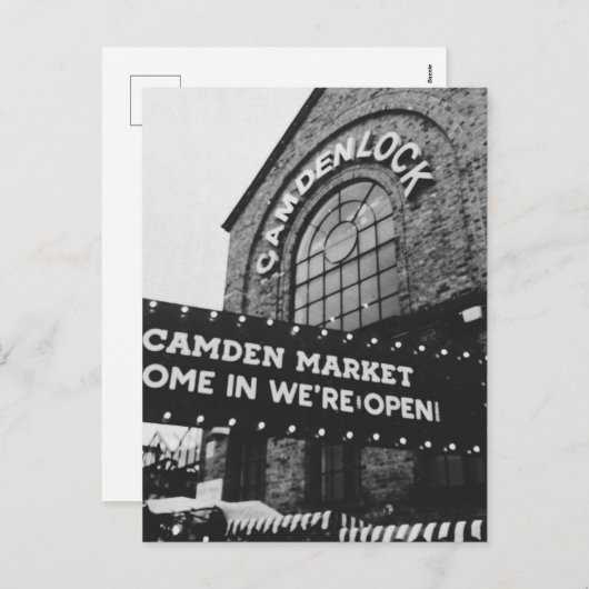 Camden Lock Feestdagenkaart (Voorkant / Achterkant)