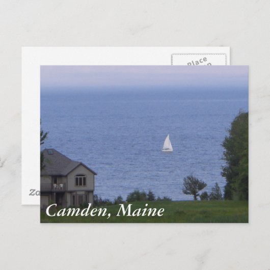 Camden, Maine briefkaart (Voorkant / Achterkant)