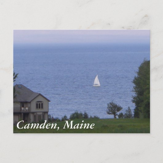 Camden, Maine briefkaart (Voorkant)