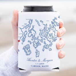Camden Maine Bruiloft Favor Drink Houder Blikjeskoeler
