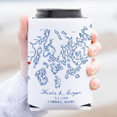 Camden Maine Bruiloft Favor Drink Houder Blikjeskoeler