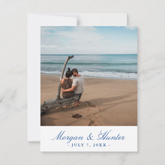 Camden Maine Photo Save the Date - Penobscot Bay (Achterkant)