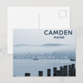 Camden Maine Reis Briefkaart (Voorkant / Achterkant)