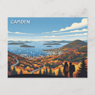 Camden Maine Reizen Briefkaart