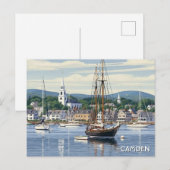 Camden Maine Reizen Briefkaart (Voorkant / Achterkant)