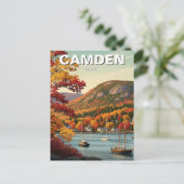 Camden Maine Travel Briefkaart (Staand voorkant)