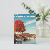 Camden Maine Travel Briefkaart (Staand voorkant)