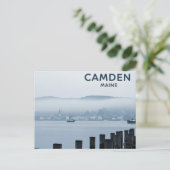 Camden Maine Travel Briefkaart (Staand voorkant)