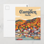 Camden, Maine, VS Briefkaart (Voorkant / Achterkant)