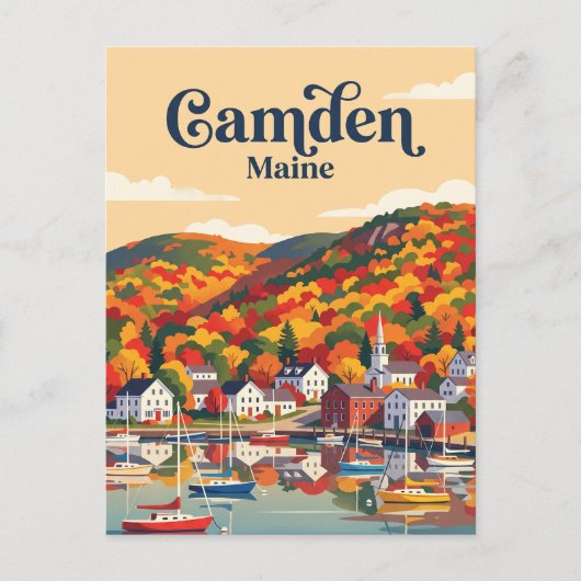 Camden, Maine, VS Briefkaart (Voorkant)