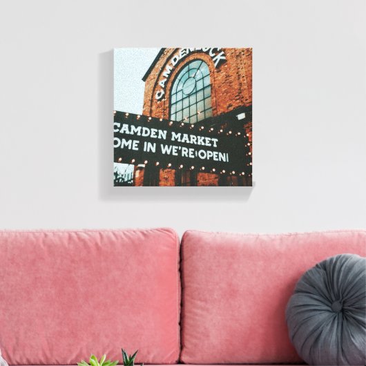 Camden Market Canvas Afdruk (Insitu (Woonkamer))