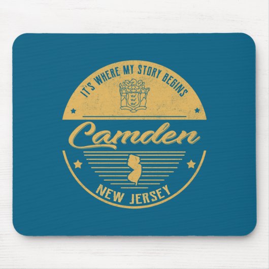 Camden New Jersey Its Where My Story Begins Muismat (Voorkant)