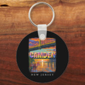 Camden New Jersey Nj Waterfront Delight Sd599  Sleutelhanger (Voorkant)