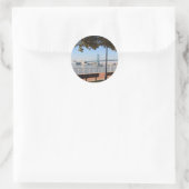 Camden NJ Bridge Ronde Sticker (Tas)