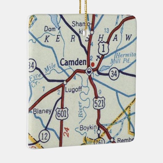 Camden SC  Keramisch Ornament (Rechts)