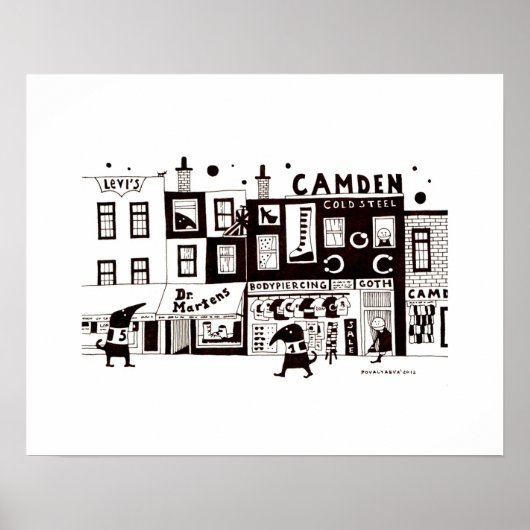 Camden Scene Poster (Voorkant)