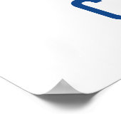 Camden Snow Bowl ski logo. Poster (Hoek)