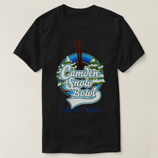Camden Snow Bowl ski T-shirt (Design voorkant)