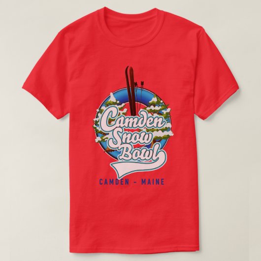 Camden Snow Bowl ski T-shirt (Design voorkant)