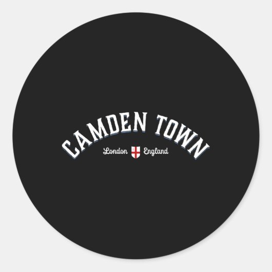 Camden Town Londen Verenigd Koninkrijk Engeland Ronde Sticker (Voorkant)
