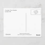 Camden Town Market Briefkaart (Achterkant)