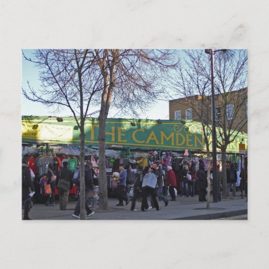 Camden Town Market Briefkaart (Voorkant)
