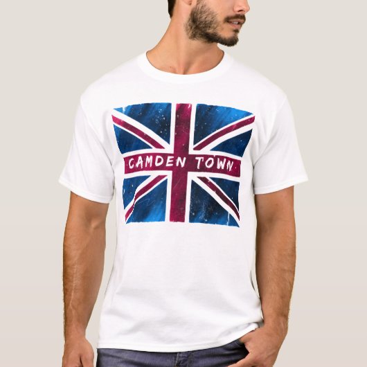 Camden Town - United Union Jack Flag T-shirt (Voorkant)