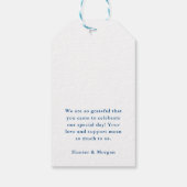 Camden Welkom bij Maine Wedding Favor Cadeaulabel (Achterkant)