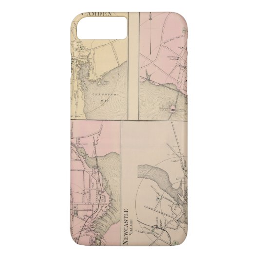 Camden, Wiscasset, Damariscotta, Newcastle Case-Mate iPhone Case (Achterkant)