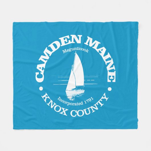 Camden (zeilboot) fleece deken (Voorkant (Horizontaal))