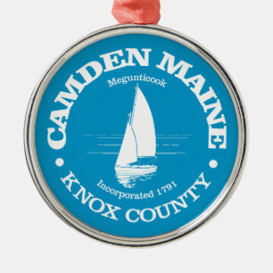 Camden (zeilboot) metalen ornament