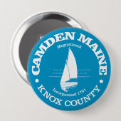 Camden (zeilboot) ronde button 4,0 cm (Voorkant /achterkant)