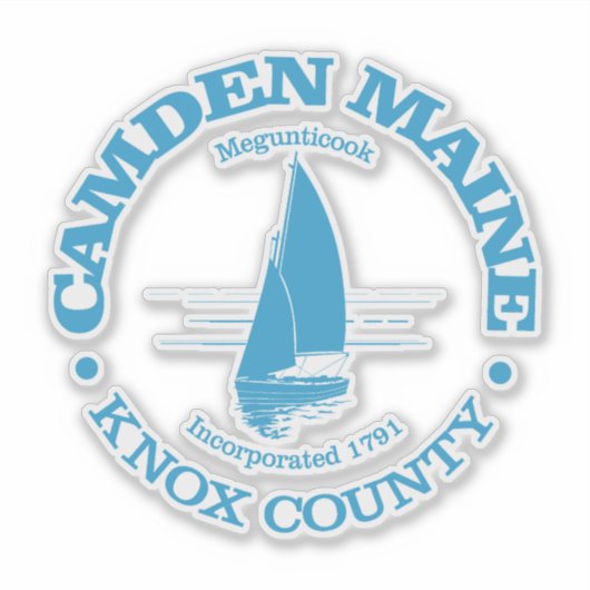 Camden (zeilboot) sticker (Voorkant)