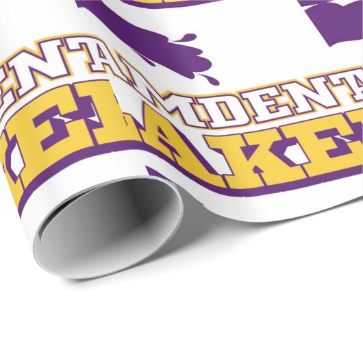 Camdenton Lakers (Ozark-conferentie) Cadeaupapier (Rol Hoek)