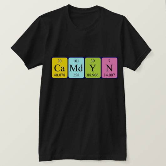 Camdyn periodiek shirt (Design voorkant)