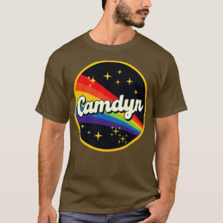 Camdyn regenboog in ruimte  stijl t-shirt
