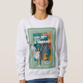 Came Back as a Shadow Poetic Quote Sweatshirt (Voorkant)