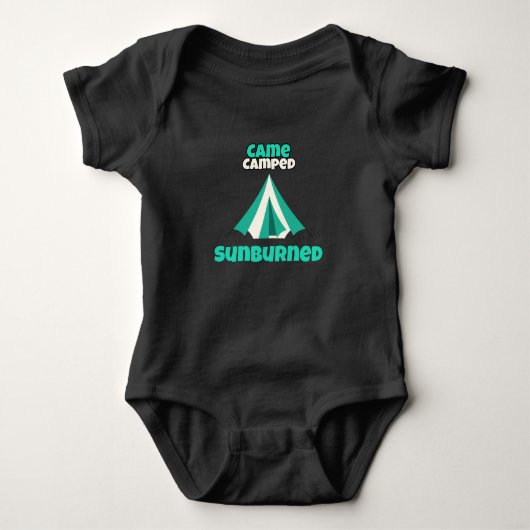 Came Camped Sunburned Desert Camping Romper (Voorkant)