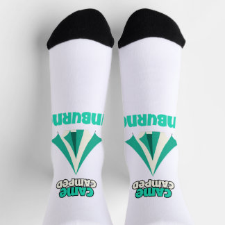 Came Camped Sunburned Desert Camping Sokken