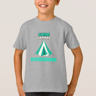 Came Camped Sunburned Desert Camping T-shirt