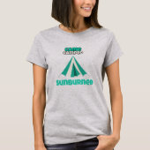 Came Camped Sunburned Desert Camping T-shirt (Voorkant)