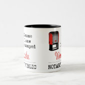 Came Saw Stamped Notional Public Nevada Tweekleurige Koffiemok (Center)