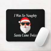 Came Twice Christmas Funny Naughty Dirty Raunchy G Muismat (Met muis)