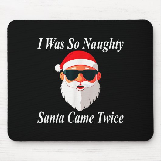 Came Twice Christmas Funny Naughty Dirty Raunchy G Muismat (Voorkant)